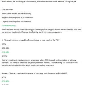 WATER TREATMENT OIT TEST WITH 300 QUESTIONS AND CORRECT ANSWERS/ WATER TREATMENT OPERATOR IN TRAINING PRACTICE TEST LATEST 2025/2026 (NEWEST!) - Image 3