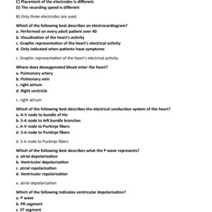 EKG FINAL EXAM LATEST VERSION | 150 QUESTIONS WITH CORRECT DETAILED ANSWERS//2024-2025 - Image 4