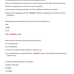 PHARMACOLOGY MIDTERM EXAM RASMUSSEN NEWEST 2024-2025 ACTUAL EXAM 300 QUESTIONS AND CORRECT VERIFIED ANSWERS) |ALREADY GRADED A+ - Image 4