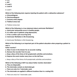 EKG FINAL EXAM LATEST VERSION | 150 QUESTIONS WITH CORRECT DETAILED ANSWERS//2024-2025 - Image 2