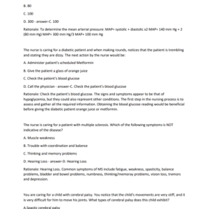 NECLEX PN QUESTIONS AND VERIFIED ANSWERS WITH EXPLANATIONS 2024-2025 BRANDNEW!!//GRADED A+ - Image 3