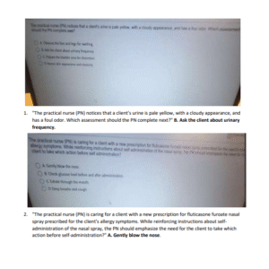 HESI PN Exit Exam NGN | 2025–2026 | Actual Exam Screenshot-Based 150 Questions with Verified Correct Answers | GRADED A+ - Image 4