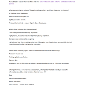 BNM501 REAL EXAM QUESTIONS AND CORRECT ANSWERS 2024-2025 LATEST UPDATE//ALREADY GRADED A+ - Image 3