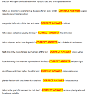 NUR 2038 – DCM (DISEASE CONTROL AND MANAGEMENT) – EXAM 2 – 500 PRACTICE QUESTIONS WITH CORRECT ANSWERS COVERING MOST TESTED QUESTIONS~ GRADED A+ - Image 3