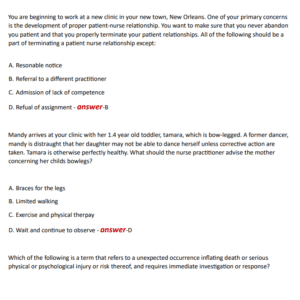 BARKLEY PNP DRT 2 EXAM NEWEST 2024 ACTUAL EXAM 100 UQUESTIONS AND CORRECT ANSWERS ) |ALREADY GRADED A+ - Image 3