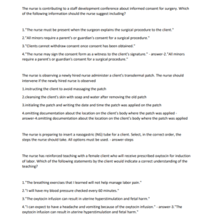 NCLEX 130 QUESTIONS AND VERIFIED 2024-2025// GRADED A+ - Image 3
