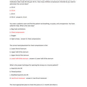NECLEX-RN REAL EXAM PRACTICE QUESTIONS AND CORRECT ANSWERS 2025-2025 LATEST UPDATES//ALREADY GRADED A+ - Image 5