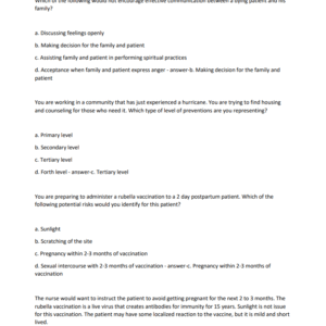 NECLEX-RN REAL EXAM PRACTICE QUESTIONS AND CORRECT ANSWERS 2025-2025 LATEST UPDATES//ALREADY GRADED A+ - Image 4