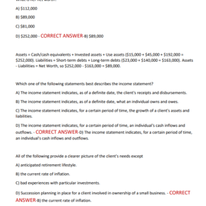 AAMS - ACCREDITED ASSET MANAGEMENT SPECIALIST EXAM WITH 300 ACTUAL EXAM QUESTIONS WITH 100% CORRECT DETAILED ANSWERS/ AAMS EXAM TEST BANK 20245-2026(NEWEST!) - Image 5