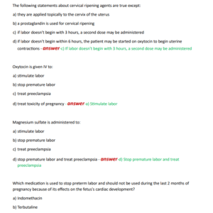 PHARMACOLOGY FINAL EXAM RASMUSSEN NEWEST 2024 ACTUAL EXAM 180 QUESTIONS AND CORRECT ANSWERS) |ALREADY GRADED A+ - Image 5