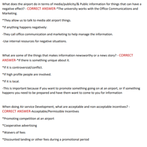 Airport Management – Final Exam, 2025, Complete Exam with Correct Answers – Comprehensive Airport Operations and Administration Review - Image 3