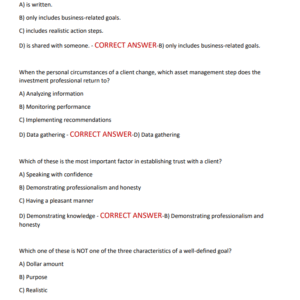 AAMS - ACCREDITED ASSET MANAGEMENT SPECIALIST EXAM WITH 300 ACTUAL EXAM QUESTIONS WITH 100% CORRECT DETAILED ANSWERS/ AAMS EXAM TEST BANK 20245-2026(NEWEST!) - Image 3