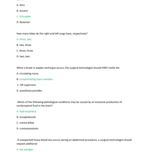 NBSTSA REAL EXAM 150  QUESTIONS AND VERIFIED ANSWERS 2024-2025 LATEST UPDATES//ALREADY GRADED A+ - Image 4