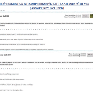 ALL NEW GENERATION ATI COMPREHENSIVE EXIT EXAM 2024 WITH NGN (ANSWER KEY INCLUDED) - Image 3