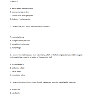 NBSTSA REAL EXAM 150  QUESTIONS AND VERIFIED ANSWERS 2024-2025 LATEST UPDATES//ALREADY GRADED A+ - Image 3