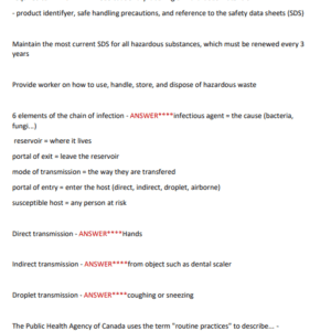 INFECTION PREVENTION AND CONTROL -IPAC TEST 120 MOST RECENTLY TESTED QUESTIONS 2025–2026 | GRADED A+ | TOP REVISION GUIDE - Image 4
