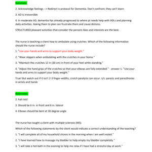 NCLEX PN QUESTIONS AND CORRECT ANSWERS WITH RATIONALES 2024-2025 LATEST UPDATE//GRADED A+ - Image 3