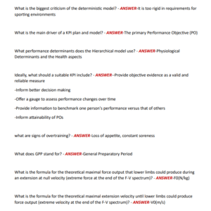 NSCA CPSS ACTUAL EXAM 100 QUESTIONS AND CORRECT DETAILED ANSWERS TOP RATED VERSION FOR ALREADY A GRADED WITH EXPERT FEEDBACK|NEW!!{REVISED} - Image 2