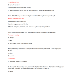 NBSTSA REAL EXAM A 175 REAL QUESTIONS AND VERIFIED ANSWERS 2024-2025 LATEST UPDATES//ALREADY GRADED A+ - Image 4