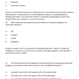 NCLEX-PN Test-Bank 2025-2026 (200 Questions with Answers and Explanation) - Image 3