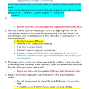 HESI PN Exit Exam Version 3 | 2025–2026 | 110 Actual Exam Questions with 100% Correct Verified Answers | GRADED A+| - Image 3