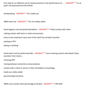 INFECTION PREVENTION AND CONTROL -IPAC TEST 120 MOST RECENTLY TESTED QUESTIONS 2025–2026 | GRADED A+ | TOP REVISION GUIDE - Image 3