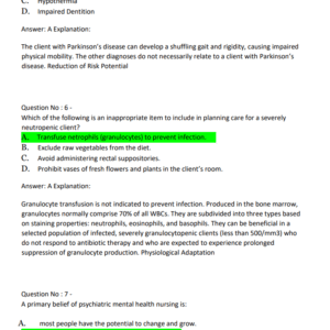 NCLEX-PN EXAM NCLEX-PN LATEST COVERING 200 MOST TESTED QUESTIONS GRADED A+ - Image 3