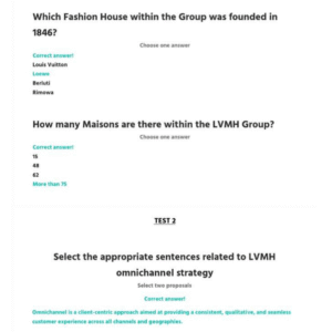 INSIDE LVMH CERTIFICATE LATEST ACTUAL EXAM WITH 100 REAL EXAM QUESTIONS AND CORRECT ANSWERS (100% CORRECT ANSWERS) INSIDE LVMH CERTIFICATION EXAM 2025/2026 LATEST TEST (NEW!) - Image 4