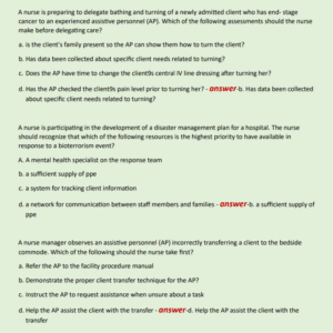 ATI RN LEADERSHIP PROCTORED 2023 ACTUAL EXAM 70 QUESTIONS AND CORRECT DETAILED ANSWERS WITH RATIONALES (VERIFIED ANSWERS) |ALREADY GRADED A+ - Image 3