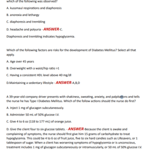 NUR296 ACTUAL EXAM 80 QUESTIONS AND CORRECT ANSWERS 2025 LATEST UPDATE//ALL YOU NEED TO PASS NURS 296 EXAM//GRADED A+ - Image 4