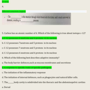 ATI TEAS 7 SCIENCE EXAM|||| ACTUAL EXAM WITH SCREENSHOTS ALL QUESTIONS AND CORRECT ANSWERS ALREADY GRADED A+|| LATEST UPDATE ASSURED PASS!!! - Image 4