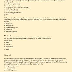 ADVANCED PATHOPHYSIOLOGY EXAM 4 NEWEST 2024-2025 ACTUAL EXAM 180+ QUESTIONS AND CORRECT DETAILED ANSWERS WITH RATIONALES (VERIFIED ANSWERS) |ALREADY GRADED A+ - Image 4