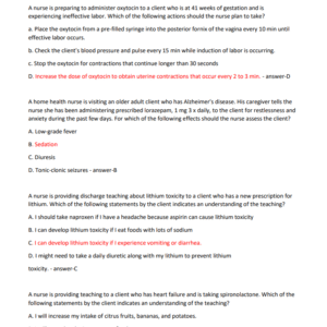 ATI RN PHARMACOLOGY REAL EXAM WITH NGN 2023-2024 LATEST UPDATE GRADED A+ - Image 4