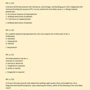 ADVANCED PATHOPHYSIOLOGY EXAM 4 NEWEST 2024-2025 ACTUAL EXAM 180+ QUESTIONS AND CORRECT DETAILED ANSWERS WITH RATIONALES (VERIFIED ANSWERS) |ALREADY GRADED A+ - Image 3