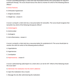 ATI RN PHARMACOLOGY REAL EXAM WITH NGN 2023-2024 LATEST UPDATE GRADED A+ - Image 4