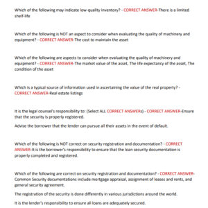 CFI CBCA CORE COURS 300 QUESTIONS AND CORRECT ANSWERS 2025-2026 - Image 3