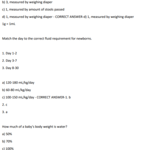 NURS 2546 – WEEK 7 THE NEWBORN | A+ GRADED 2025–2026 REVISION | 130 MOST TESTED QUESTIONS & ANSWERS INCLUDED - Image 3
