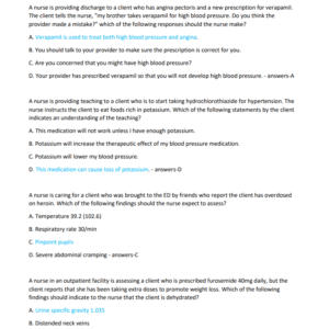 ATI RN PHARMACOLOGY REAL EXAM 2024 LATEST QUESTIONS AND CORRECT ANSWERS//GRADED A+ - Image 4