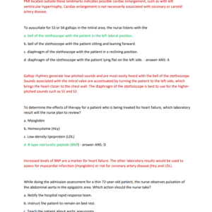 MSN377 PRACTICE EXAM1 QUESTIONS AND CORRECT ANSWERS 2024-2025 LATEST UPDSATES//ALREADY GRADEDA+ - Image 4