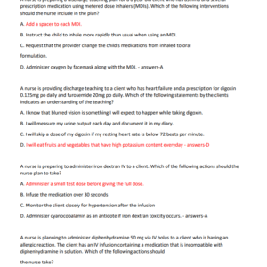 ATI RN PHARMACOLOGY REAL EXAM 2024 LATEST QUESTIONS AND CORRECT ANSWERS//GRADED A+ - Image 3