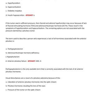 ADVANCED PATHOPHYSIOLOGY EXAM 2 NEWEST 2024 ACTUAL EXAM 140 QUESTIONS AND CORRECT DETAILED ANSWERS WITH RATIONALES (VERIFIED ANSWERS) |ALREADY GRADED A+ - Image 4