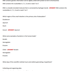 ATI TEAS 7 SCIENCE 2025 ACTUAL EXAM 220 QUESTIONS AND CORRET DETAILED ANSWERS ) |ALREADY GRADED A+ - Image 5