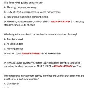 FEMA IS 700.B NEWEST VERSION COMPLETE {2024-2025} 120 QUESTIONS AND CORRECT DETAILED ANSWERS (VERIFIED ANSWERS) - Image 3