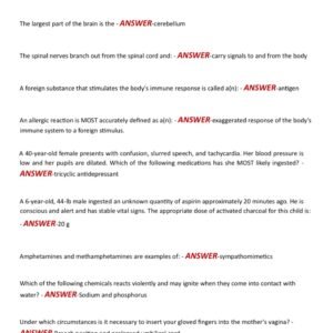 ATLS 10 NEWEST 2025 TEST BANK WITH 350 QUESTIONS AND CORRECT DETAILED (VERIFIED ANSWERS) |ALREADY GRADED A+ - Image 3