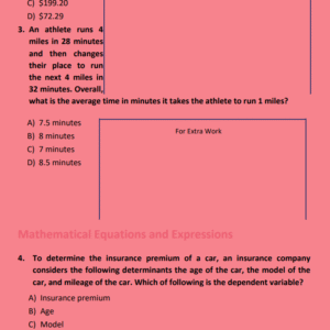 ATI TEAS MATH ACTUAL REVISION GUIDE 2025-2026 LATEST FORMAT CONTAING MOST TESTED QUESTIONS - Image 4