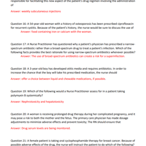 NURS 6521 ADVANCED PHARMACOLOGY FINAL EXAM/NURS 6521N WEEK 11 LATEST VERSION 2025-2026 graded A+ - Image 3