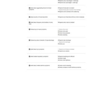 This document provides the complete subjective and objective data for the HEENT (Head, Eyes, Ears, Nose, and Throat) - Image 3