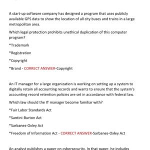 WGU D075 ONLINE ASSESMENT {OA} 2025-2026 LATEST WITH OVER 80% PASS MARK GRADING A+ - Image 2