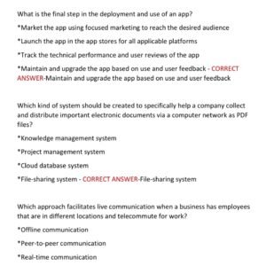 WGU D075 ONLINE ASSESMENT {OA} 2025-2026 LATEST WITH OVER 80% PASS MARK GRADING A+ - Image 3