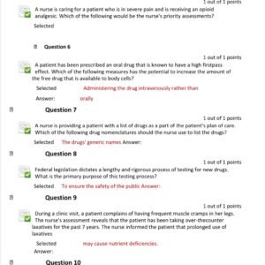 NURS 6521 ADVANCED PHARMACOLOGY MID-TERM (WEEK 11} EXAM Answers 100 QUESTIONS AND CORRECT ANSWERS 2025-2026 LATEST - Image 2